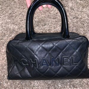 Chanel Logo Caviar Bowler Bag ***SOLD***